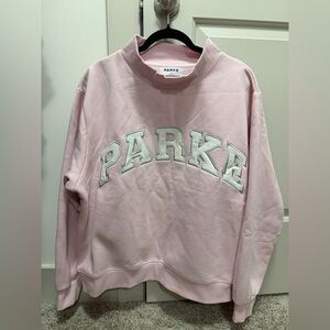 Parke Large/XL Nostalgia Parke Mockneck Sweatshirt. 🧁⚡️